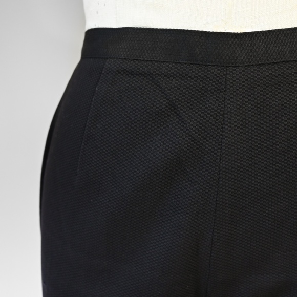 100% Cotton retro cigarette pants - high waist black 50s style capris - Picture 4 of 16